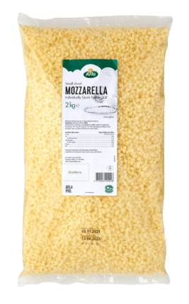 MINI CUBETTATO ARLA MOZZARELLA DICED 4mm 6x2Kg