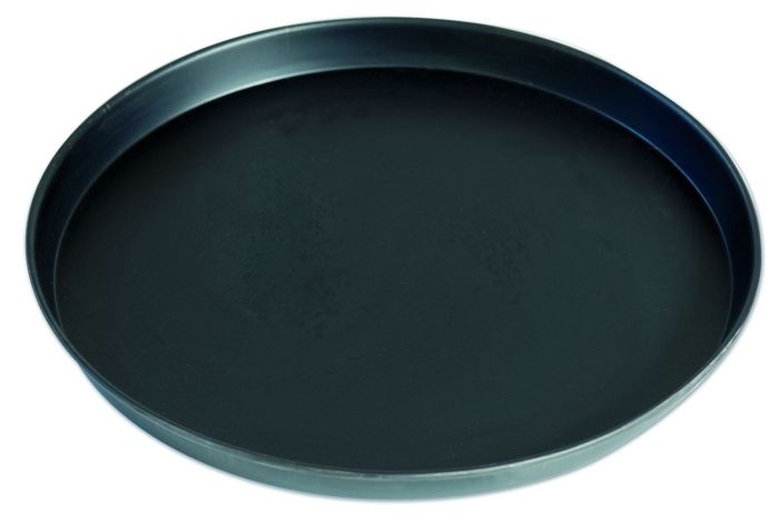 TEGLIA TONDA IN LAMIERA BLUITA Ø34CM - Image 1