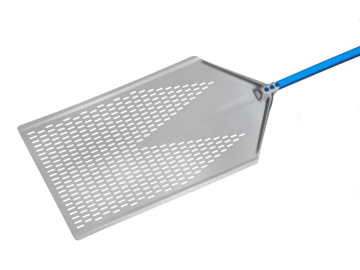 PALA  A METRO IN ALLUMINIO ANODIZZATO PERFORATA 40X80CM - Image 1