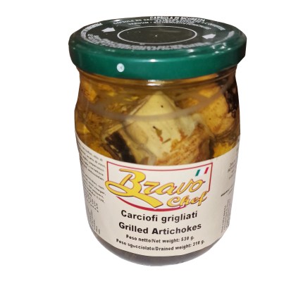 HEARTS GRILL ARTICHOKES IN OIL 530g