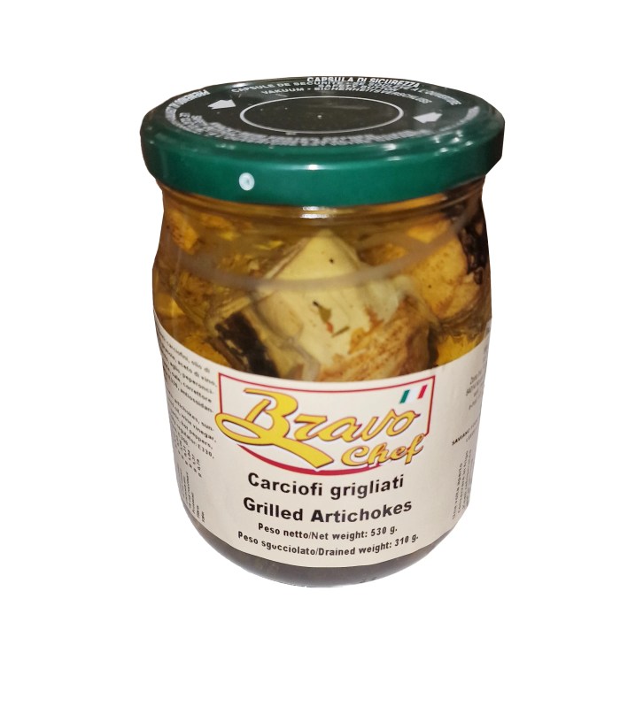 HEARTS GRILL ARTICHOKES IN OIL 530g - Image 1