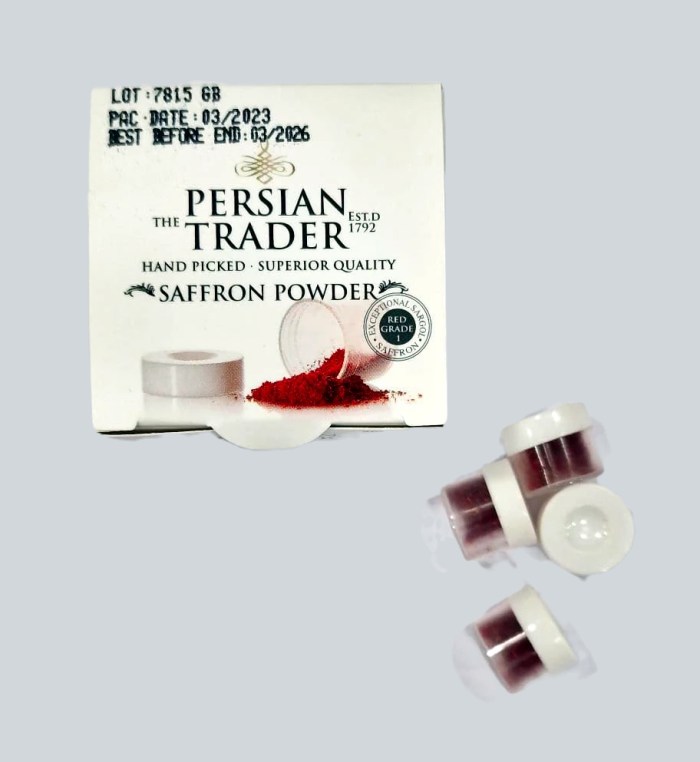 SAFFRON POWDER PACK 20X125mg - Image 1