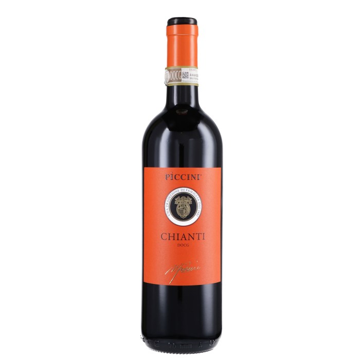 PICCINI CHIANTI DOC ORANGE 2024 13% AVB  6 X 75cl - Image 1