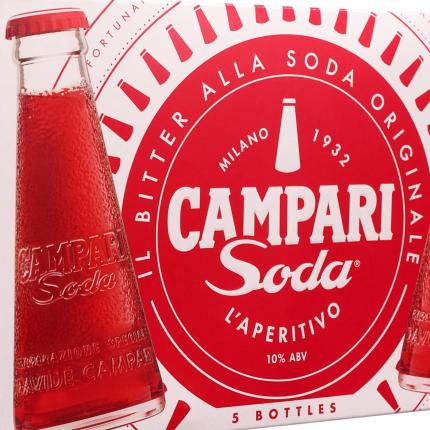CAMPARISODA CL10 X 60 9.8%