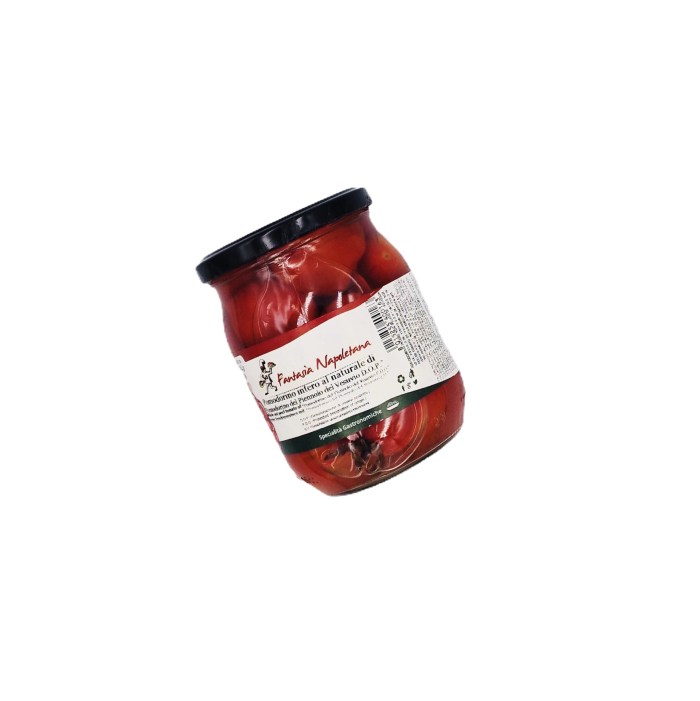 POMODORINO ROSSO INTERO DEL PIENNOLO VESUVIO DOP 570g - Image 1