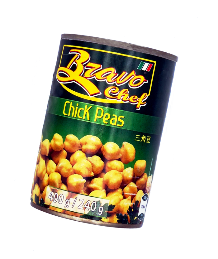 CHICK PEAS IN BRINE BRAVO CHEF 24x400G - Image 1