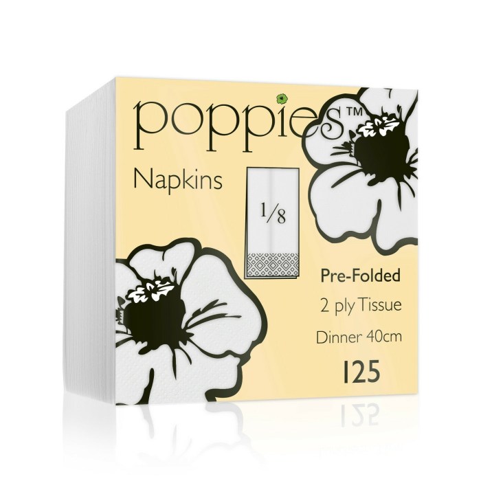 NAPKINS WHITE 8 FOLD - Image 1