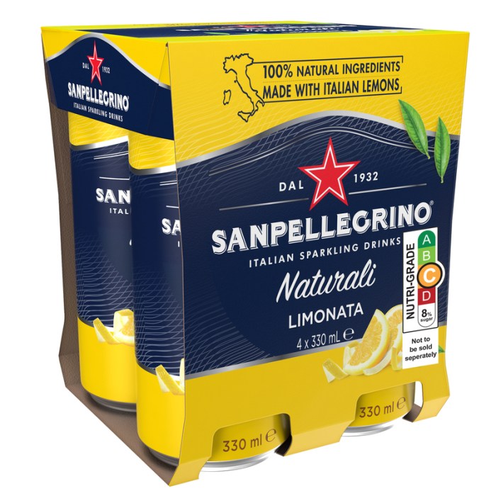 LATTINA LIMONATA S. PELLEGRINO 24X33CL - Image 1