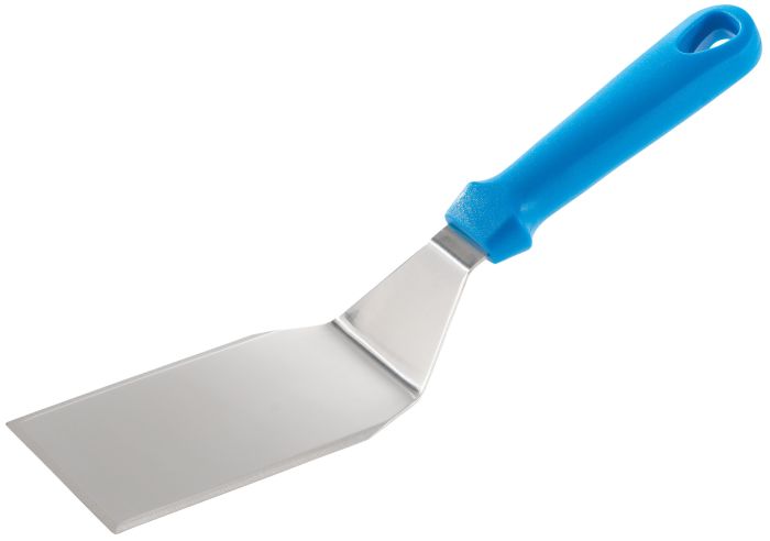 PALETTA RETTANGOLARE INOX 7,5 X 12CM, MANICO PLASTICA - Image 1