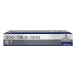 REFUSE SACKS BLACK HEAVY DUTY 18""x29"x38"x200