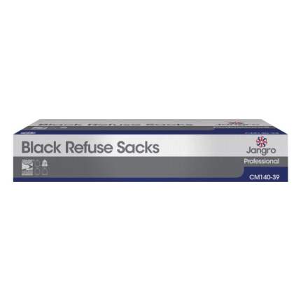 REFUSE SACKS BLACK HEAVY DUTY 18""x29"x38"x200