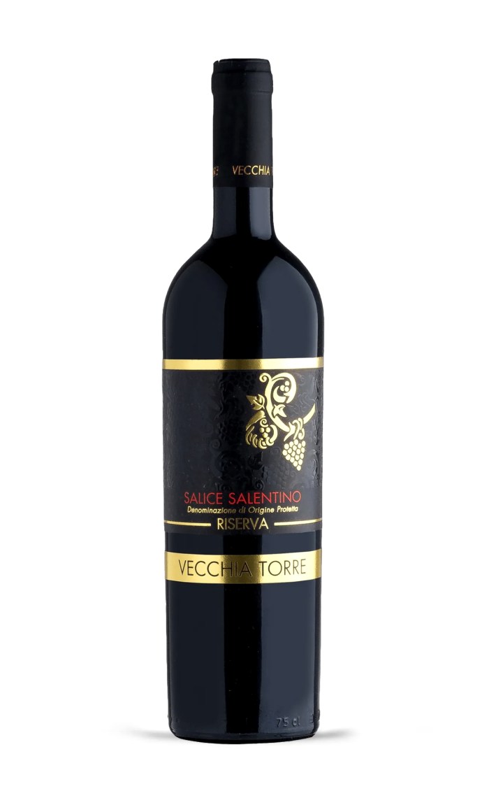 SALICE SALENTINO DOP ROSSO RISERVA 2017 VECCHIA TORRE 13.5% 6x75CL - Image 1