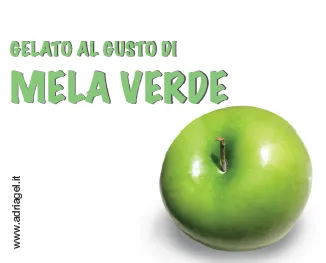 GELATO MELA VERDE (VASCHETTA 5LT) MOR