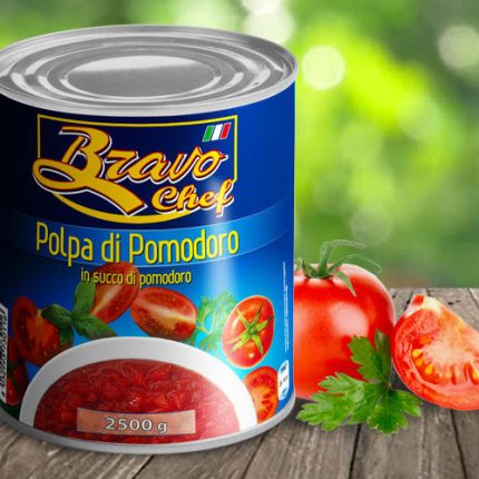 CHOPPED TOMATOES BRAVO CHEF 6x2.5KG